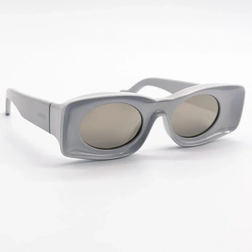 NEW LOEWE SUNGLASSES LW40033I 24C SILVER UNISEX EYEWEAR